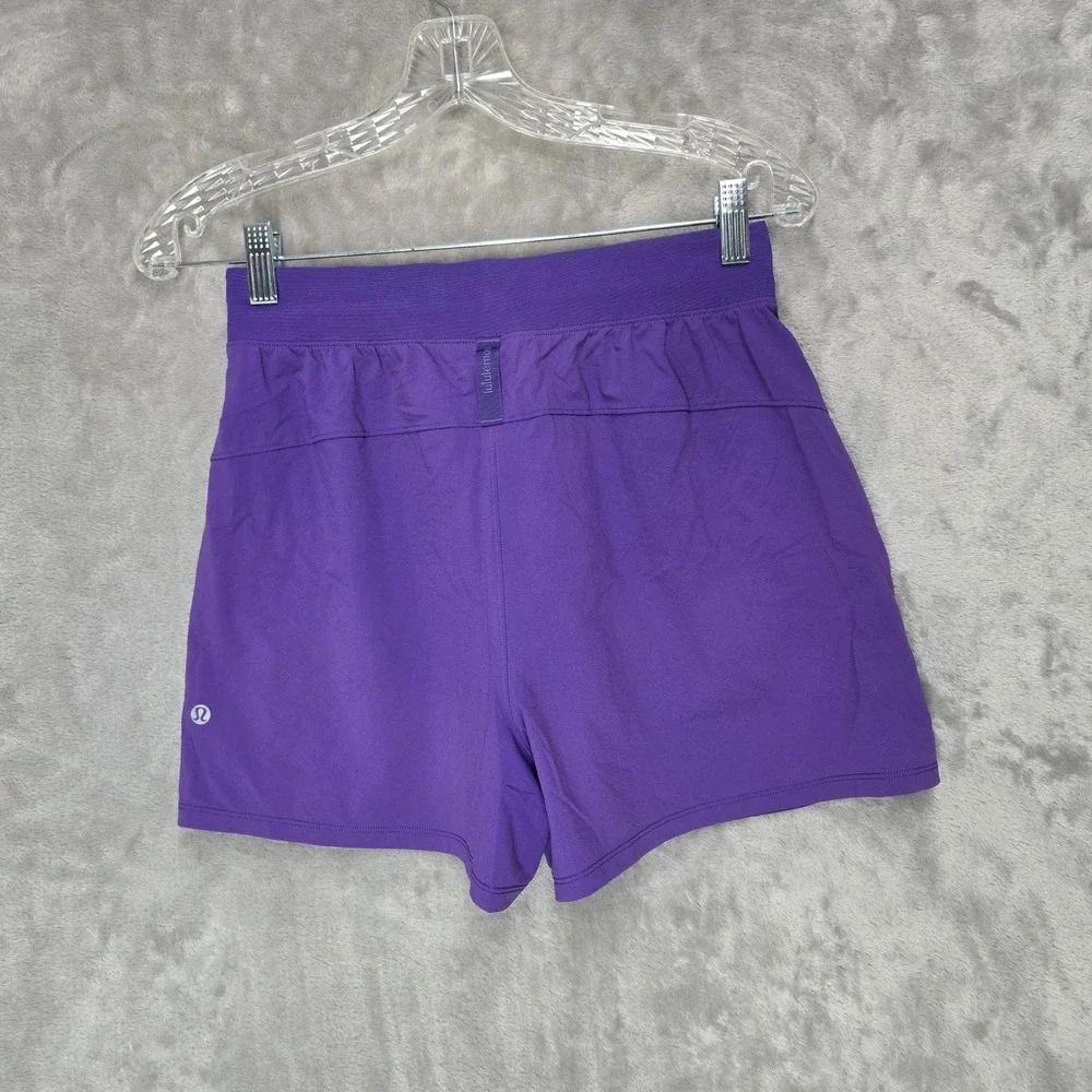 Lululemon License to Train High-Rise Short Womens 4 Purple LW7CPYS Run Hike Yoga
